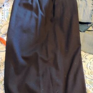 Jones New York Classic Navy Wool Maxi Skirt. Fully Lined.